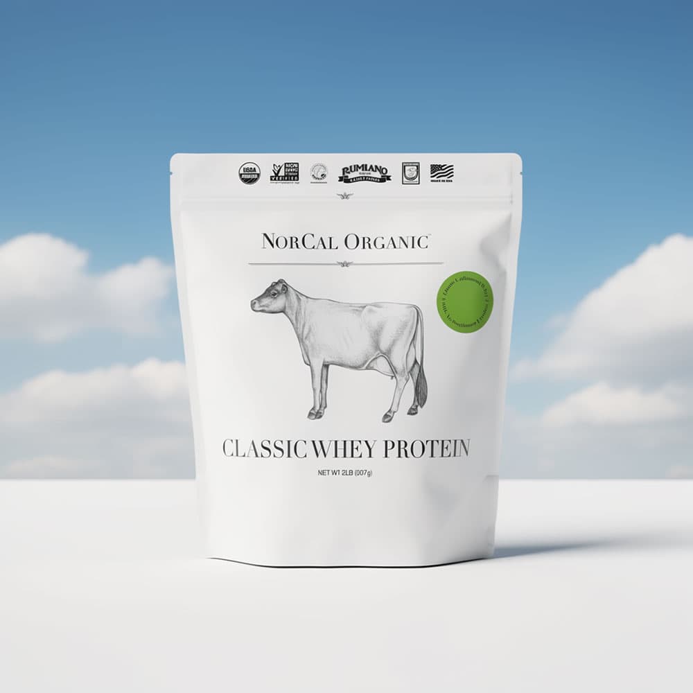 Organic Grass-Fed Whey Protein 21g - 2lb Powder