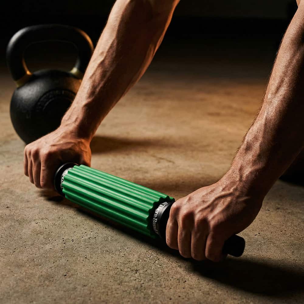 THERABAND Roller Massager+ 12"-19" - Portable Stick