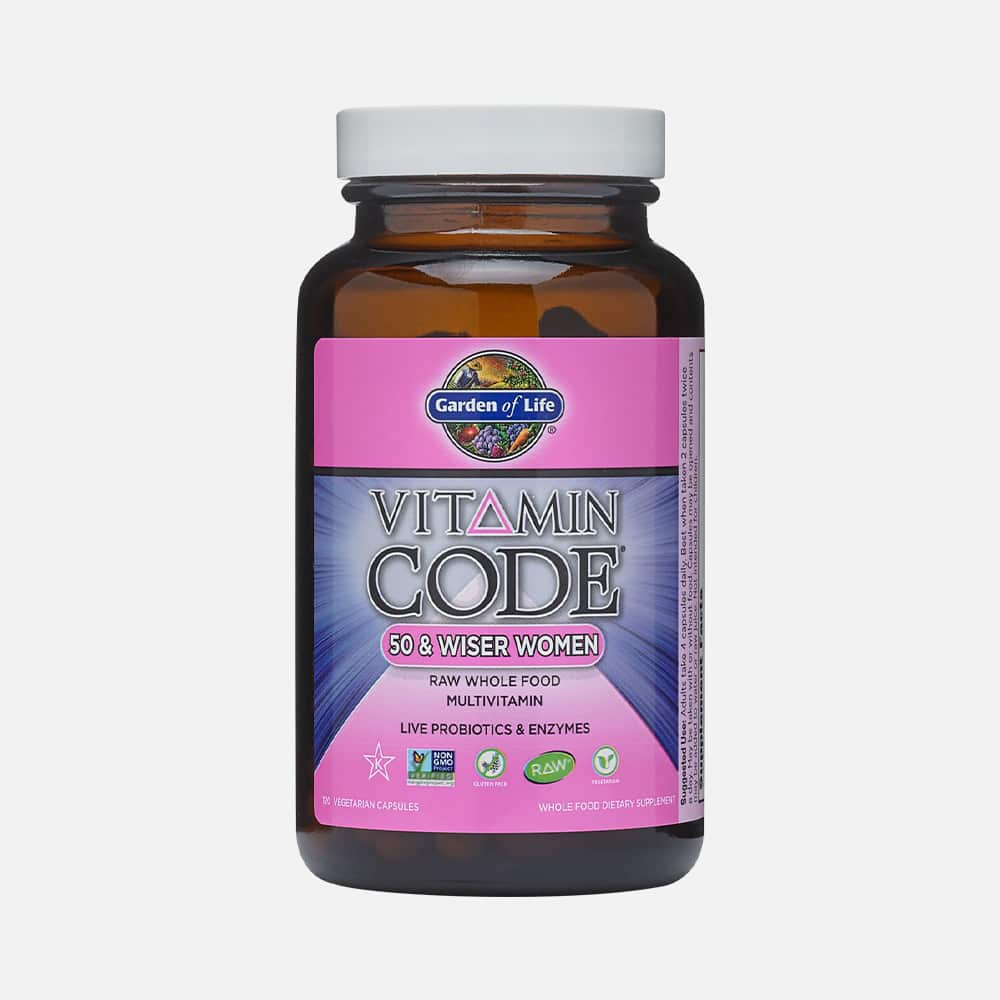 Vitamin Code 50 & Wiser Women Formula - 120 Vegicaps