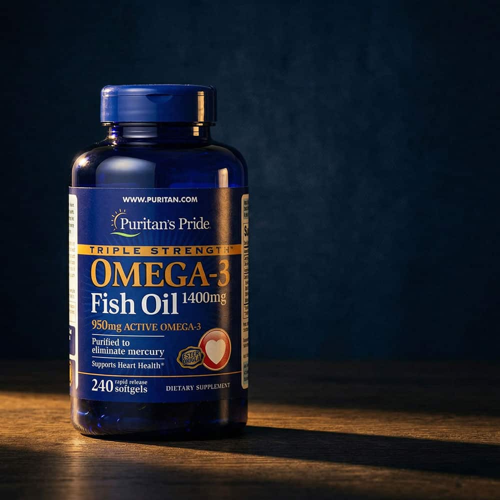 Triple Strength Omega-3 Fish Oil 1400mg - 240 Softgels