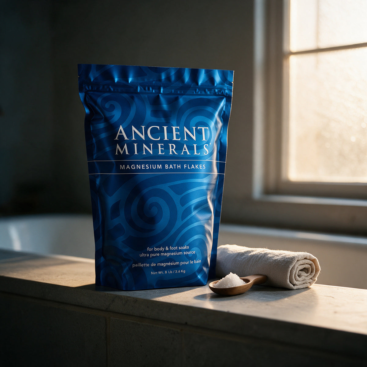 Ancient Minerals - Magnesium Bath Flakes - 8 lb