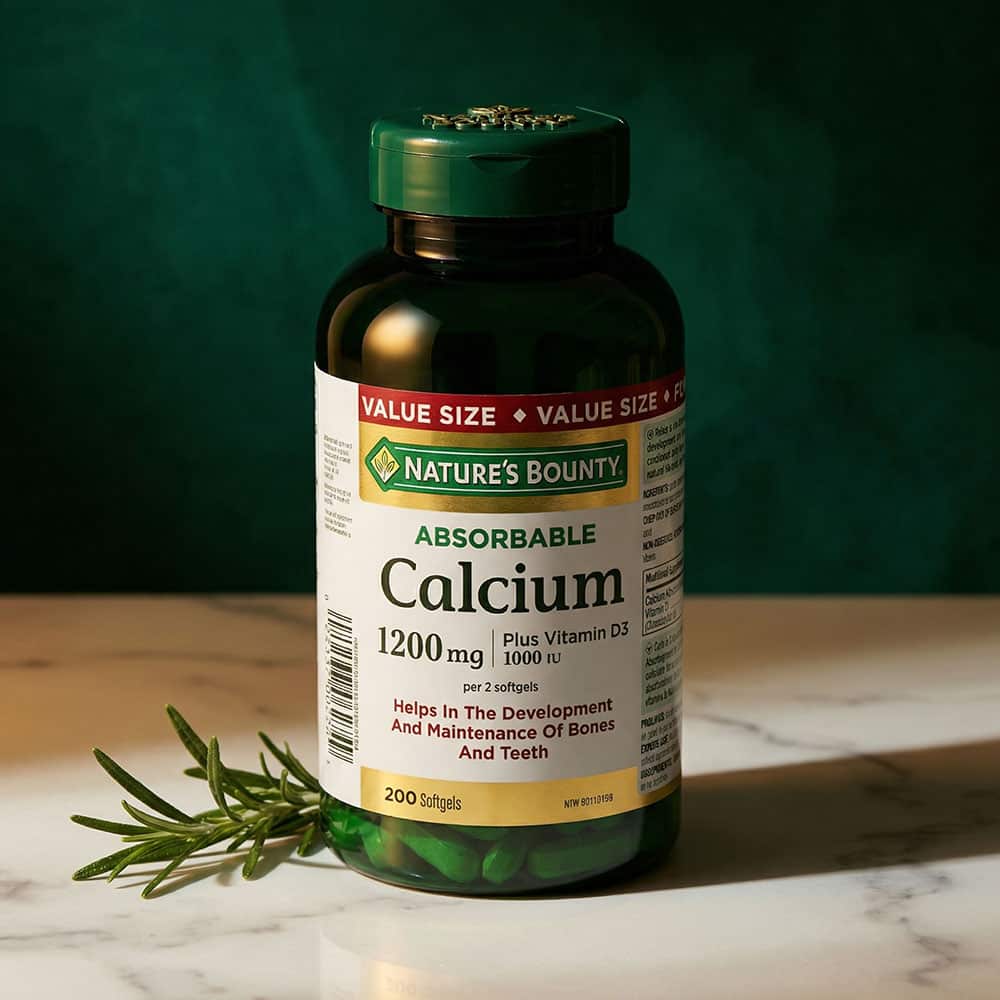 Calcium 1200mg + Vitamin D3 1000IU - 200 Softgels