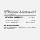 Calcium 1200mg + Vitamin D3 1000IU - 200 Softgels
