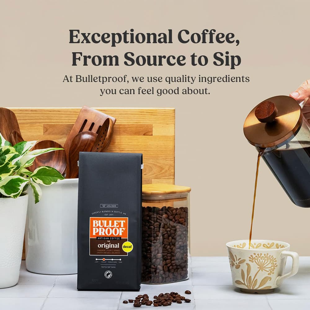 Decaf Original Medium Roast Coffee - 12oz Whole Bean