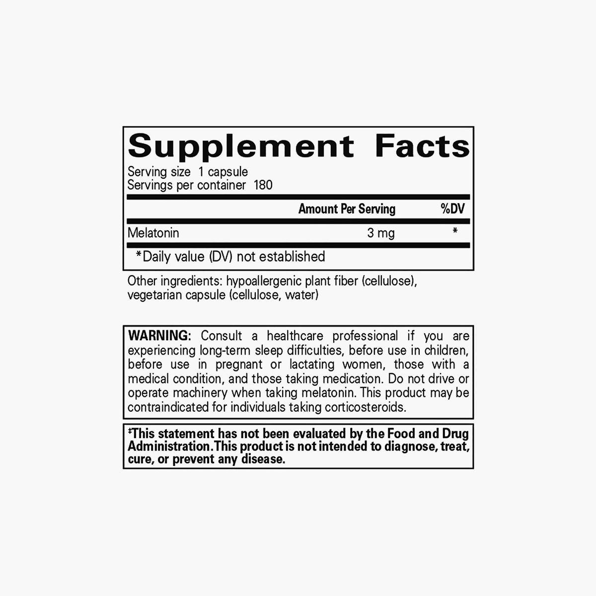 Melatonin 3mg