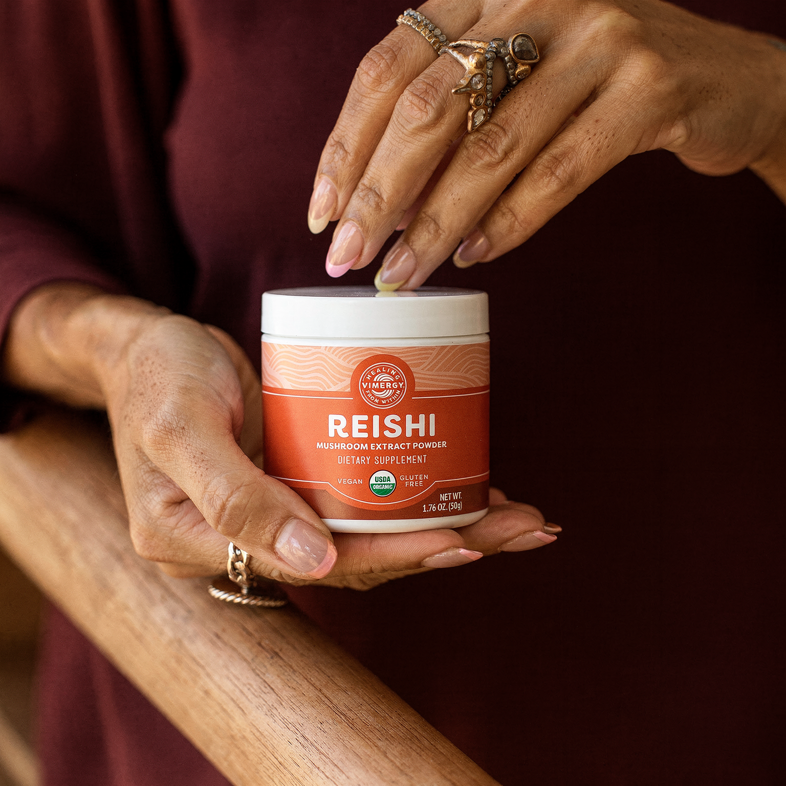 Reishi Mushroom Extract Powder 1500mg - 33 Servings