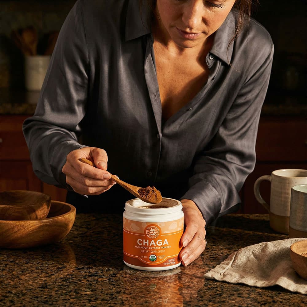 Wild Chaga Mushroom Extract 1500mg - 33 Servings Powder