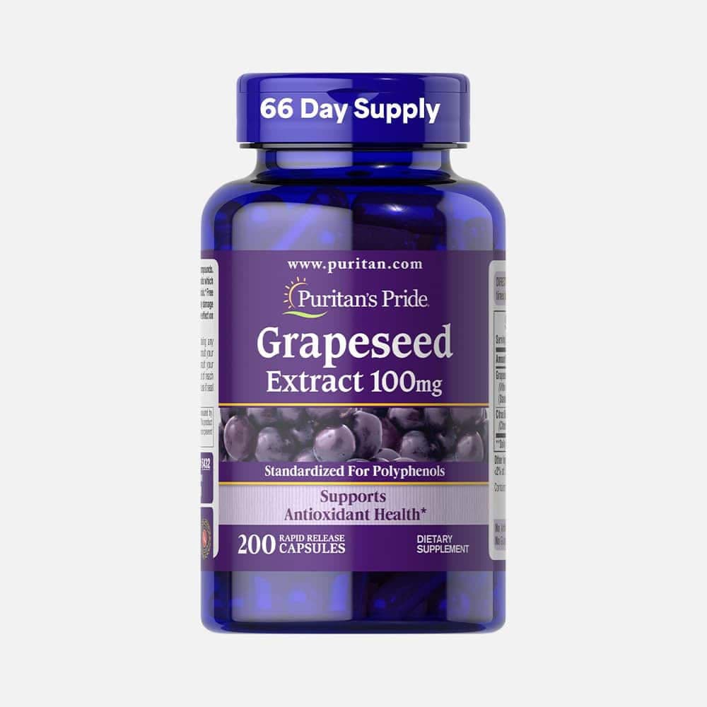 Grapeseed Extract 100mg - 200 Rapid Release Capsules