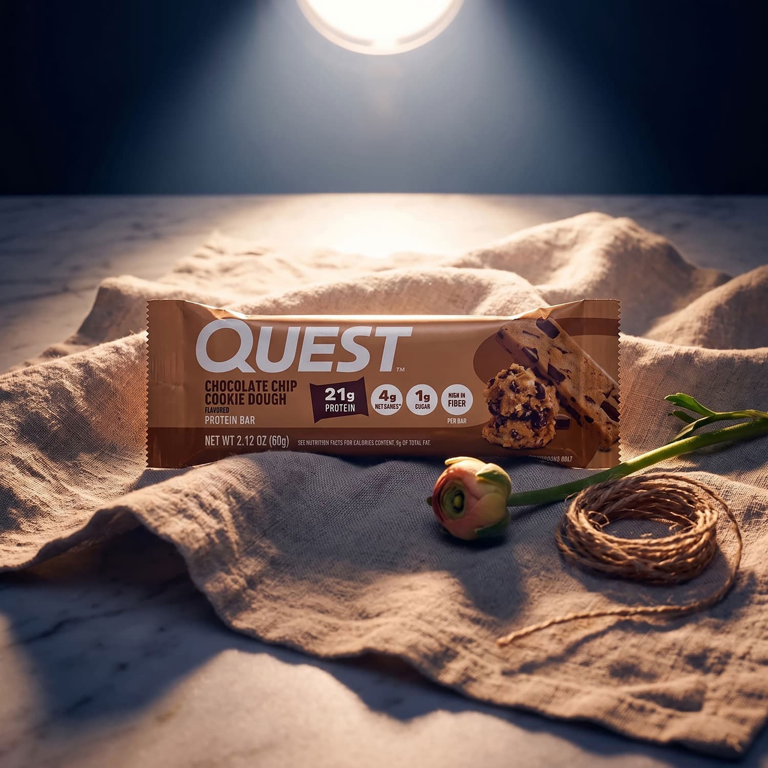 Quest Nutrition - Protein Bar Chocolate Chip Cookie Dough - 12-Pack