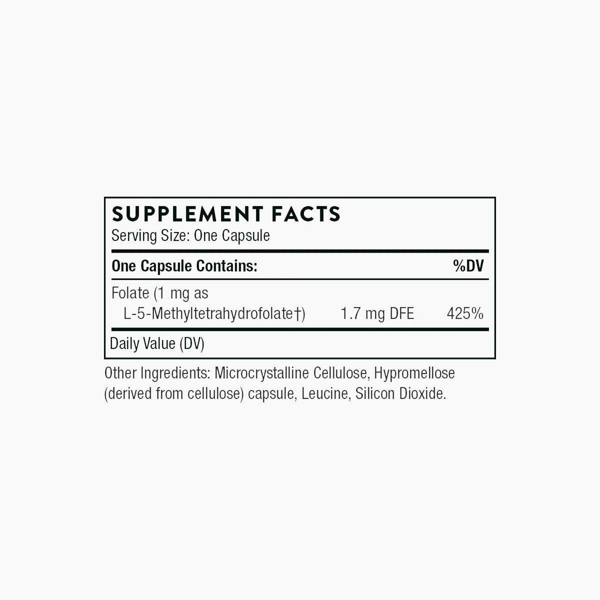 5-MTHF Active Methylfolate