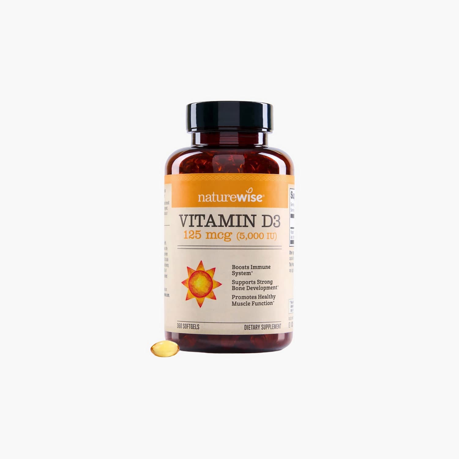 NatureWise - Vitamin D3 5000 IU - 360 Softgels