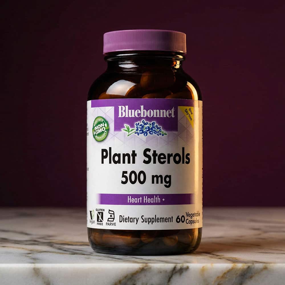 Plant Sterols 500mg - 60 Vegetable Capsules
