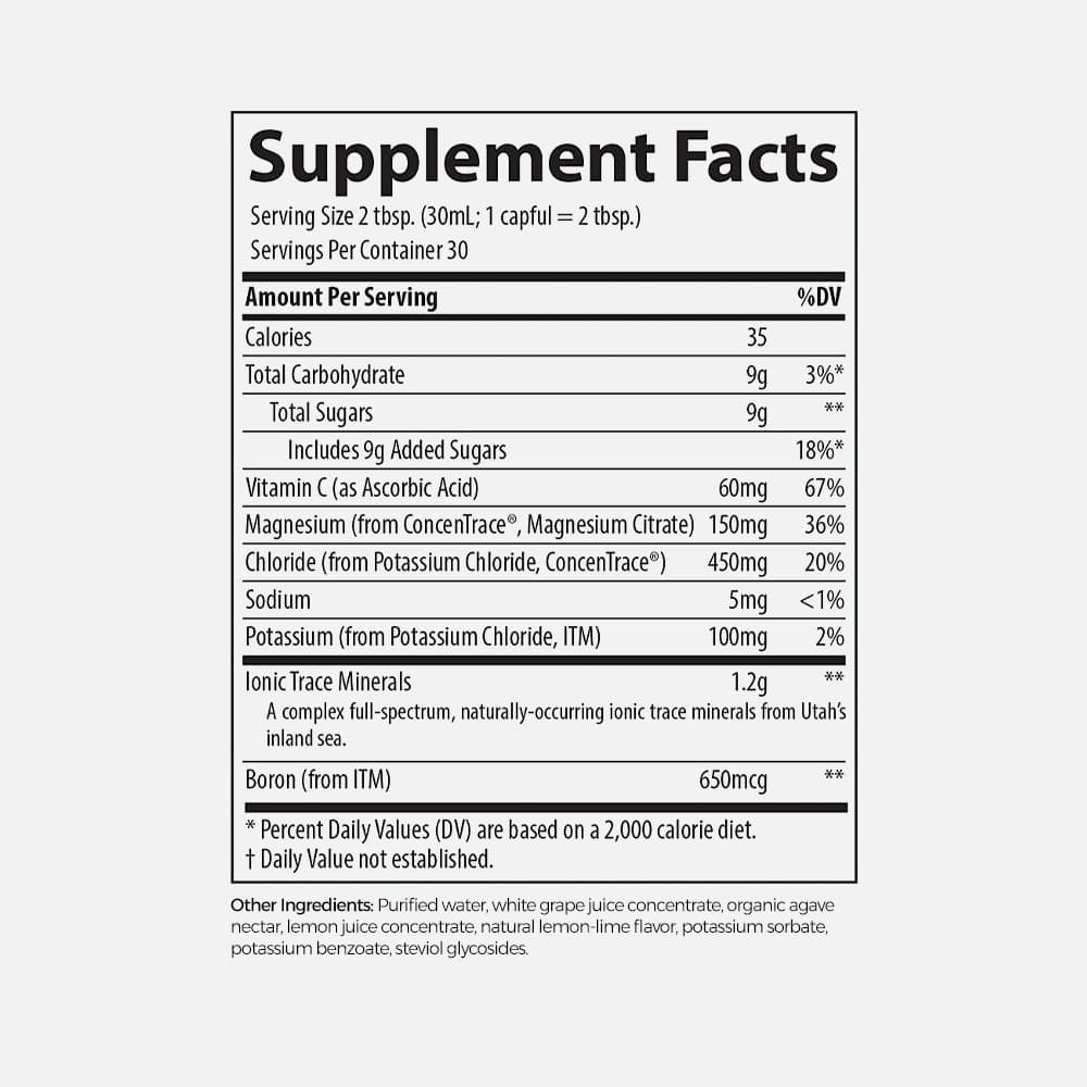 ConcenTrace Minerals with Magnesium & Vitamin C - 30 fl oz Liquid