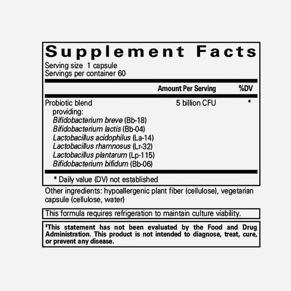 PureProbiotic Multi-Strain Probiotic - 60 Capsules