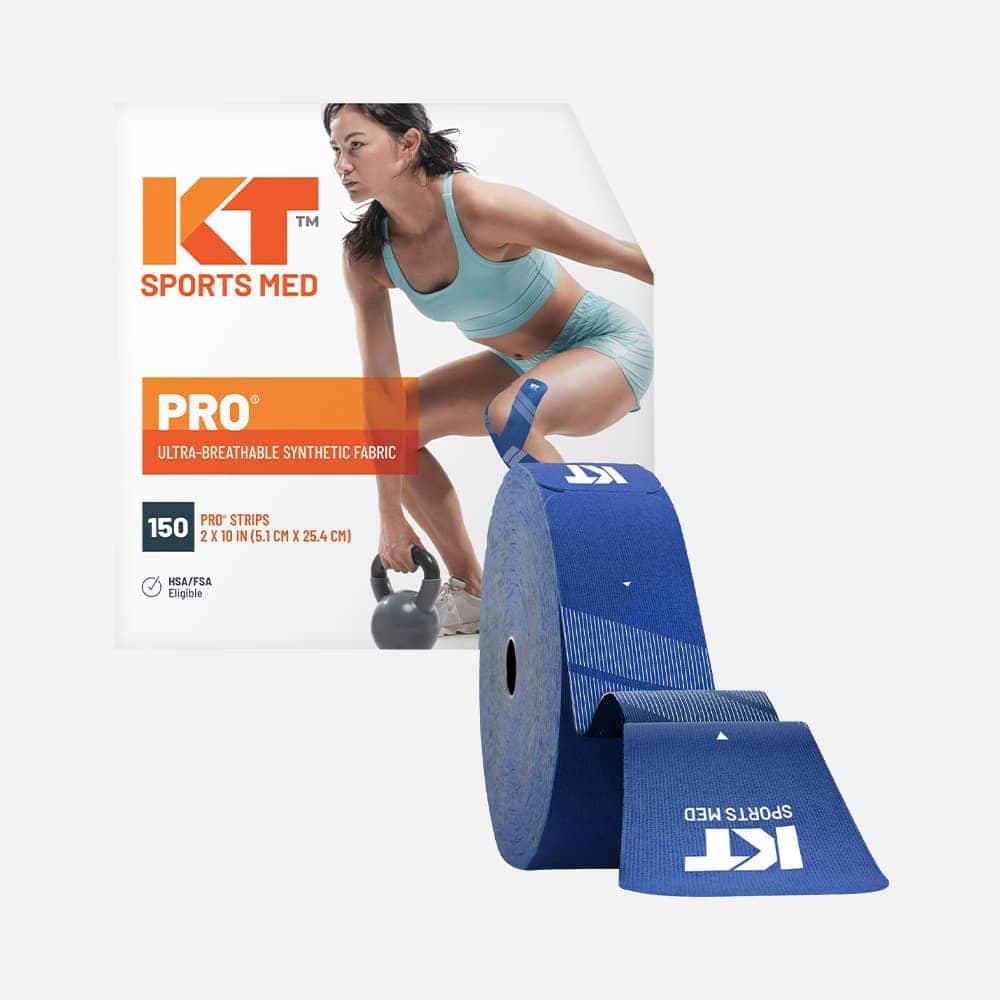 KT Tape Elastic Athletic Tape -150 Count, 10” Precut Strips