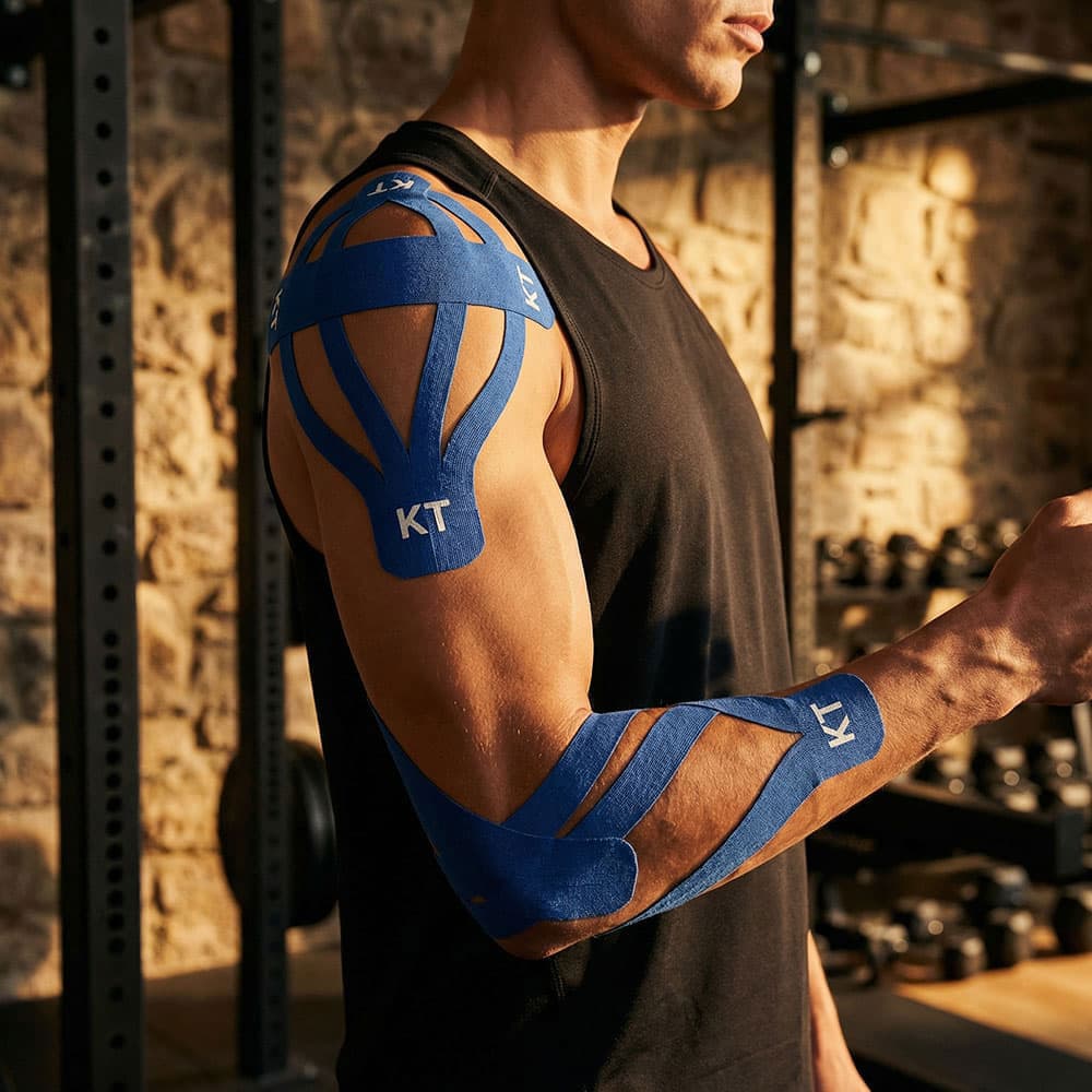 KT Tape Elastic Athletic Tape -150 Count, 10” Precut Strips