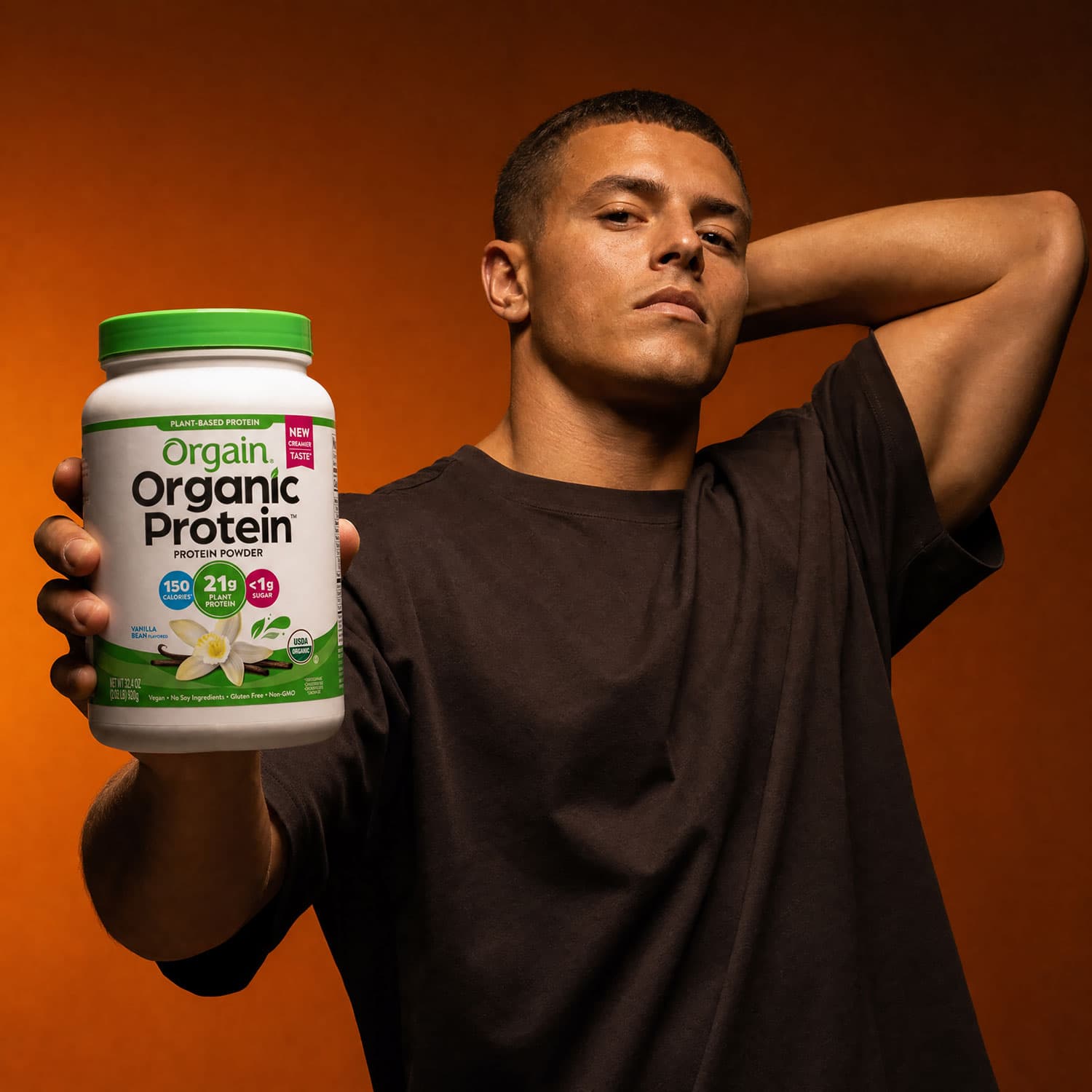 Organic Vegan Protein Powder Vanilla Bean