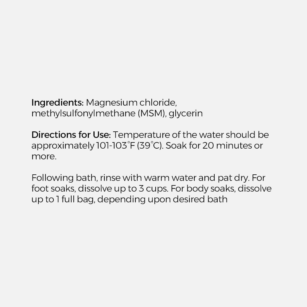 Magnesium Bath Flakes Ultra with MSM - 1.65 lbs