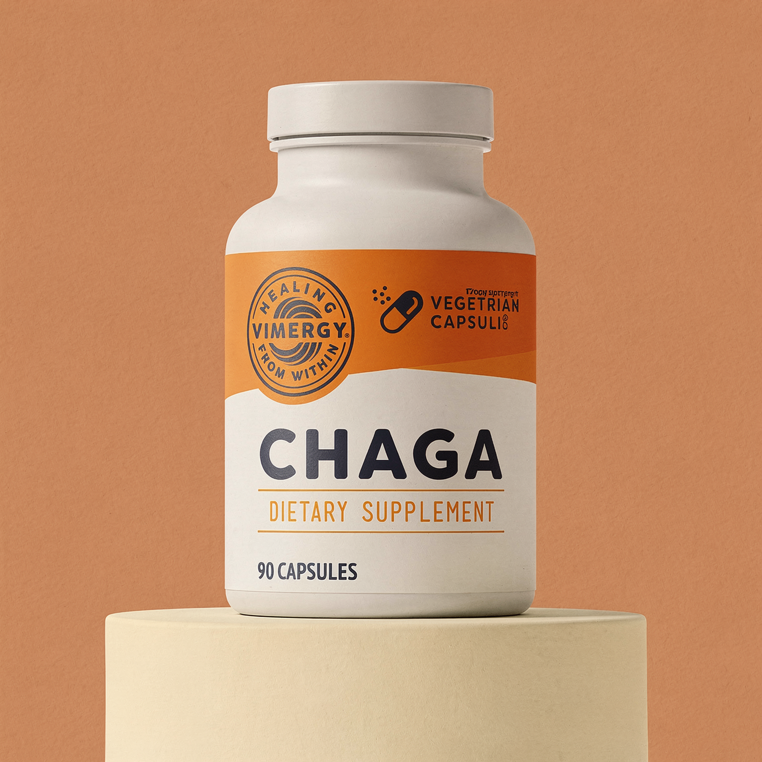 Organic Chaga Mushroom 1.5g - 90 Capsules