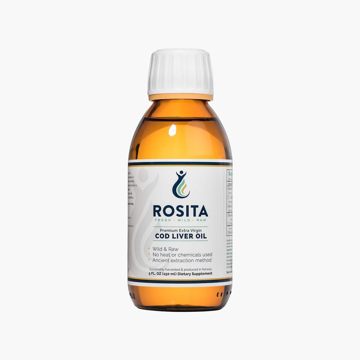 Rosita - Extra Virgin Cod Liver Oil Liquid - 150 ml