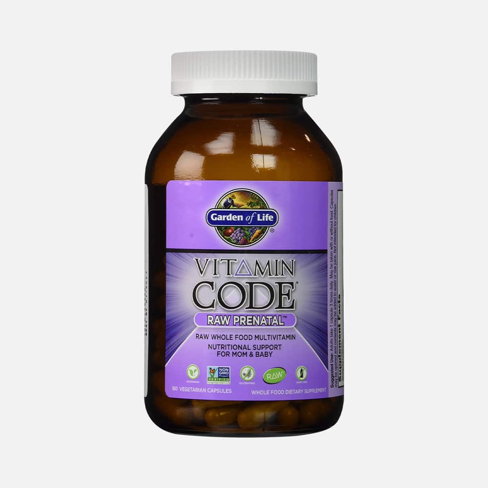 Vitamin Code Raw Prenatal 800mcg Folate - 180 Capsules