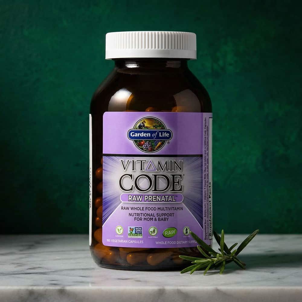 Vitamin Code Raw Prenatal 800mcg Folate - 180 Capsules