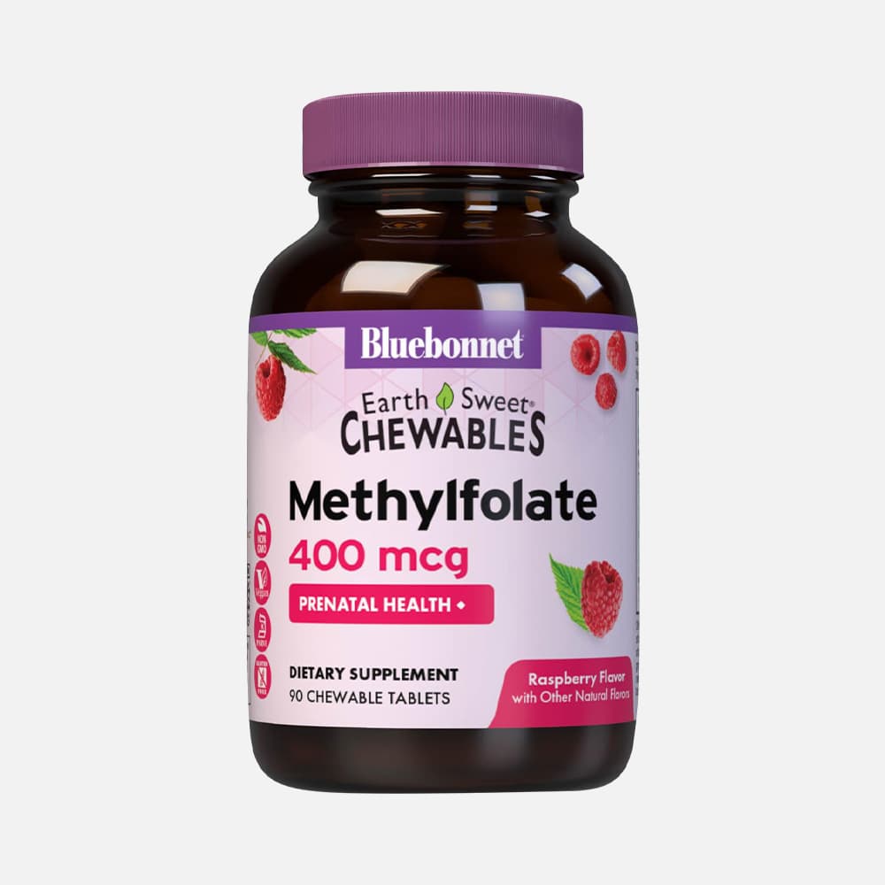 Methylfolate 400mcg (5-MTHF Quatrefolic) - 90 Chewables