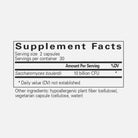 Saccharomyces Boulardii 250mg - 60 Capsules