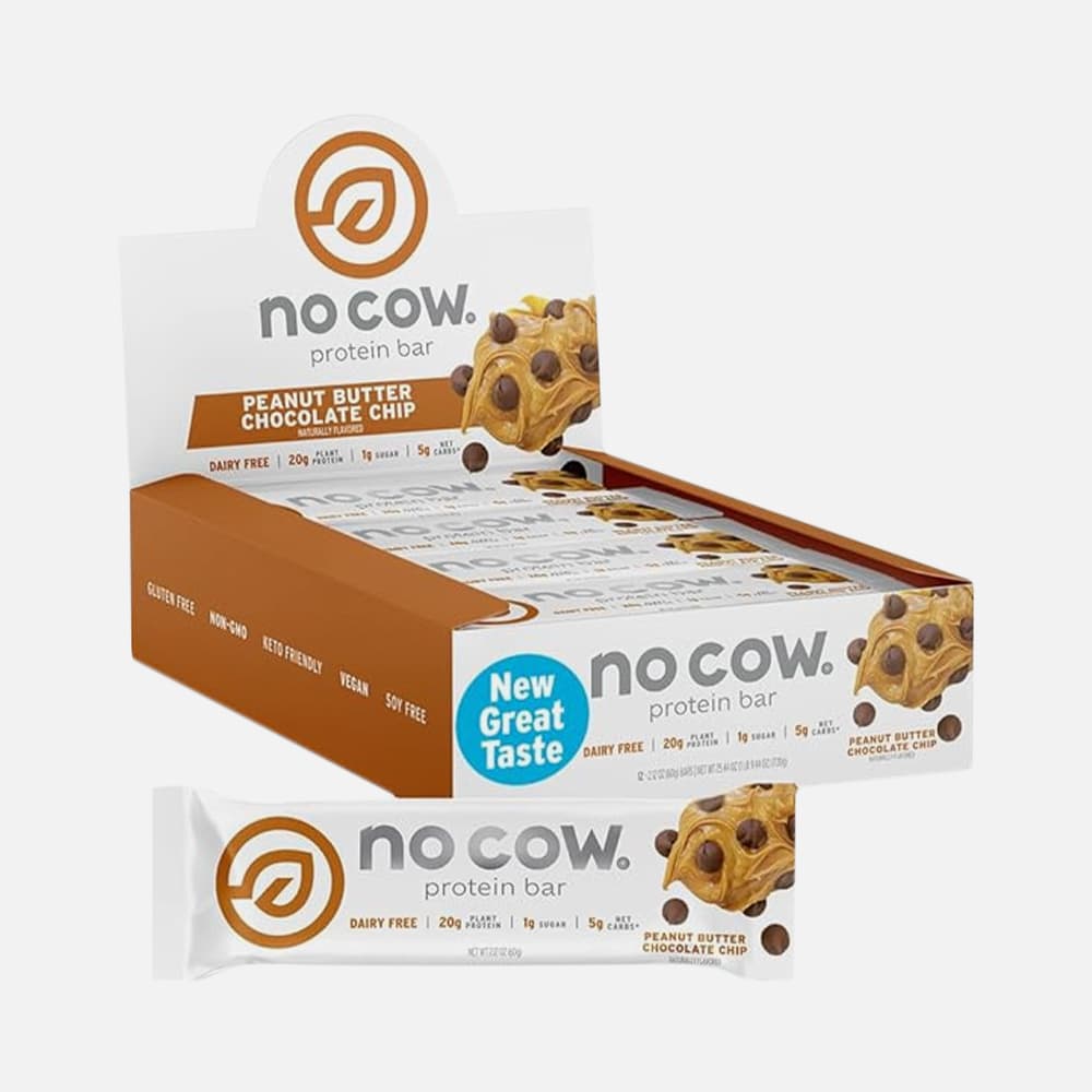 No Cow Protein Bar 20g - 12 Bars (PB Chocolate Chip)
