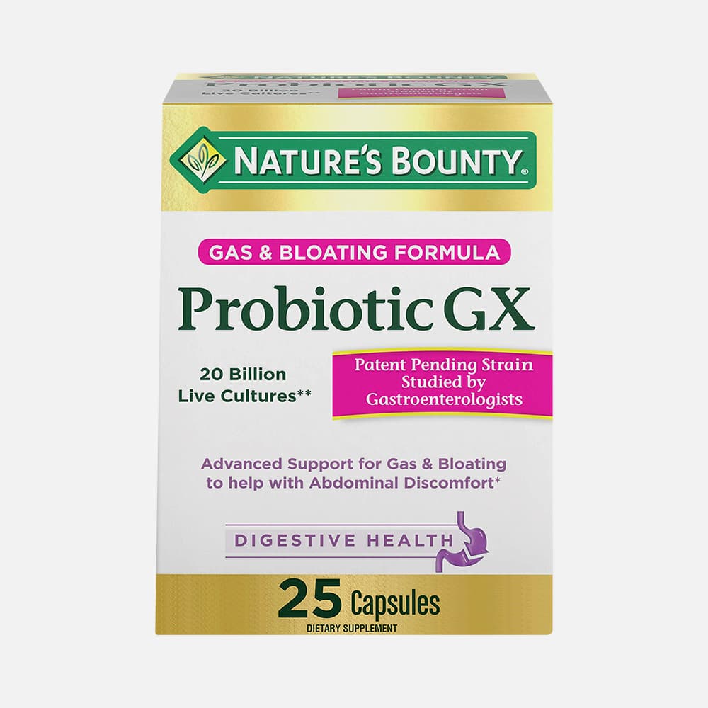 Nature's Bounty Probiotic GX - 25 Capsules