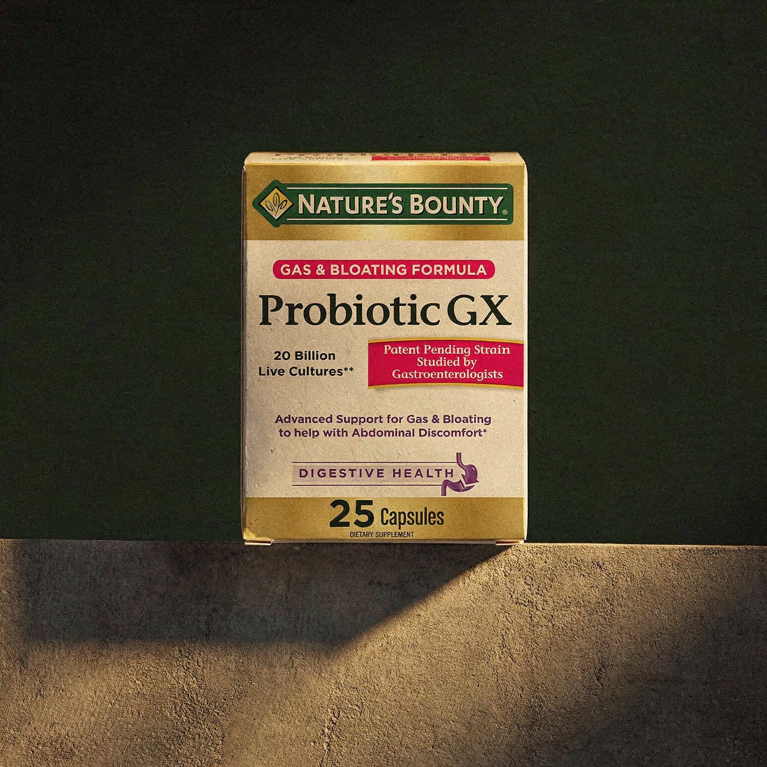 Nature's Bounty Probiotic GX - 25 Capsules