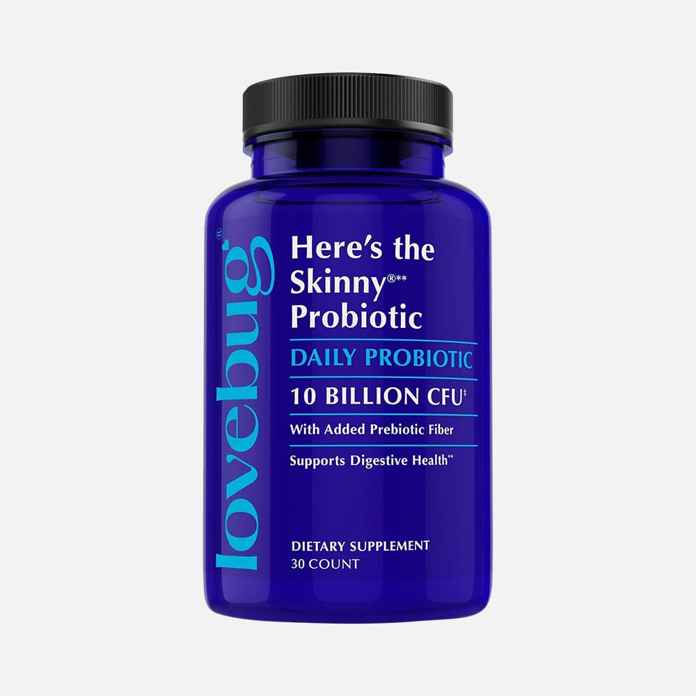 Lovebug Here's The Skinny 10 Billion CFU - Probiotic Capsules