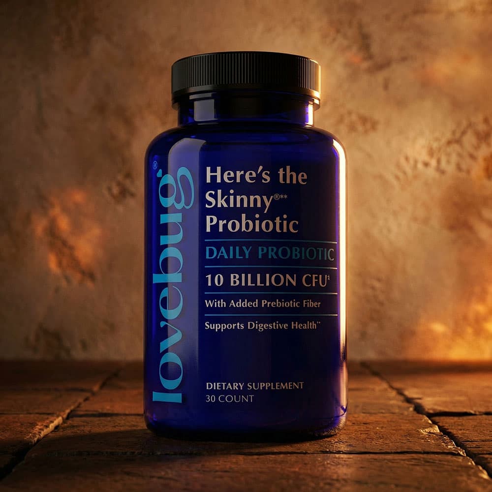 Lovebug Here's The Skinny 10 Billion CFU - Probiotic Capsules