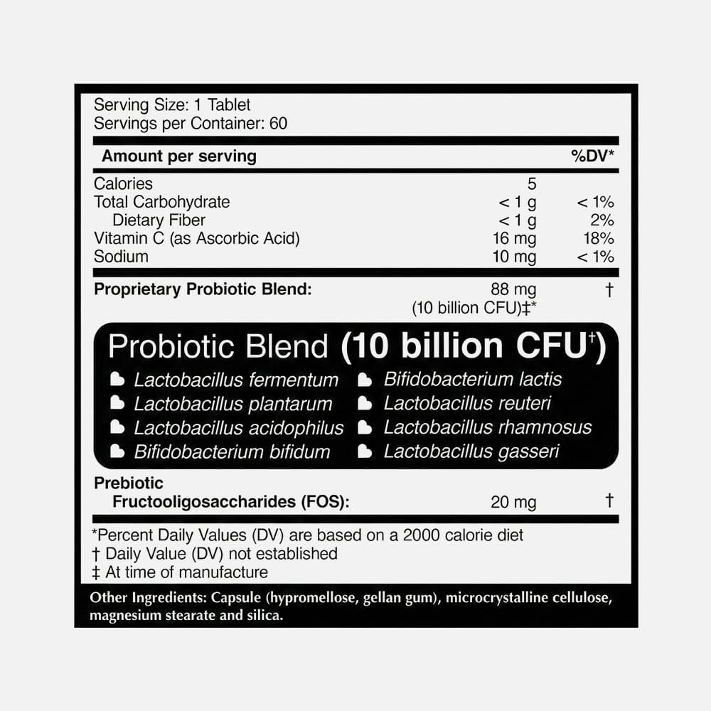 Lovebug Here's The Skinny 10 Billion CFU - Probiotic Capsules
