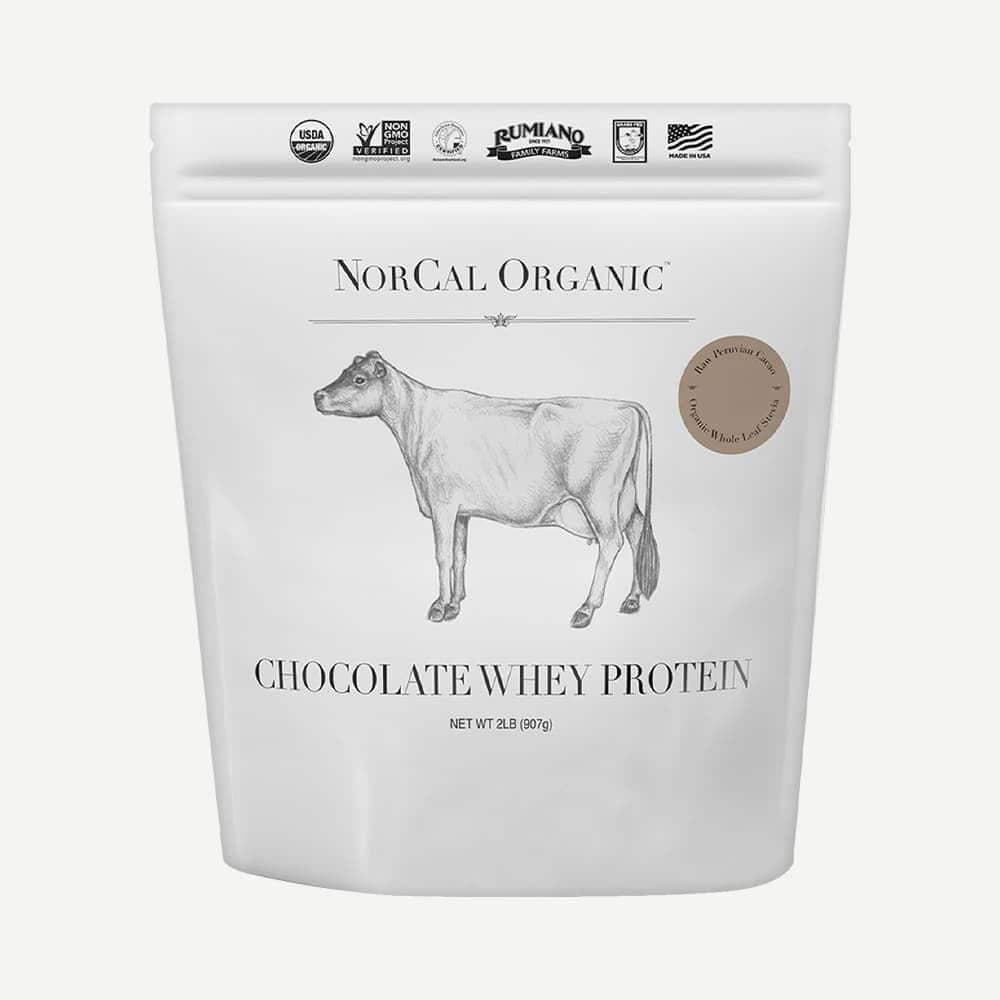 Organic Chocolate Grass-Fed Whey Protein 21g - 32 Servings