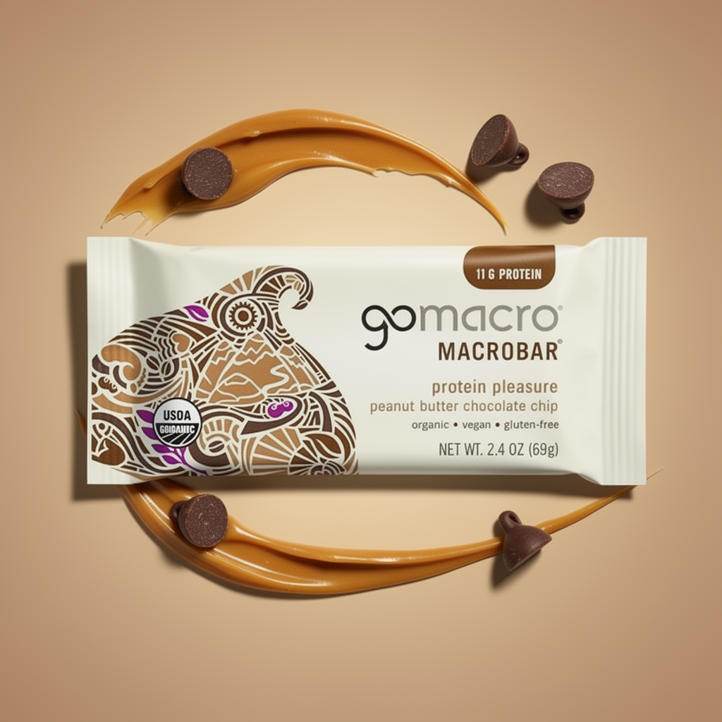 GoMacro Peanut Butter Chocolate Chip - 12 Bars