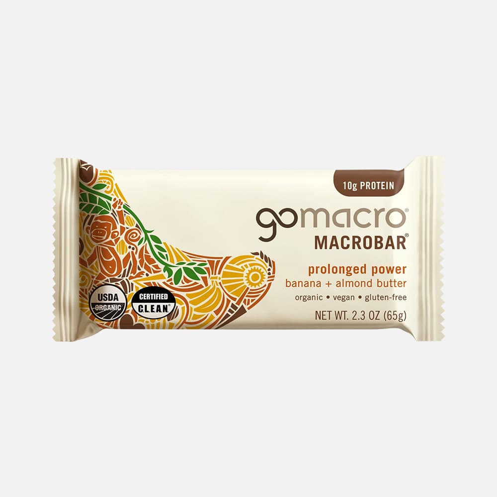 GoMacro Banana + Almond Butter Bars 2.3oz - 12 Bars