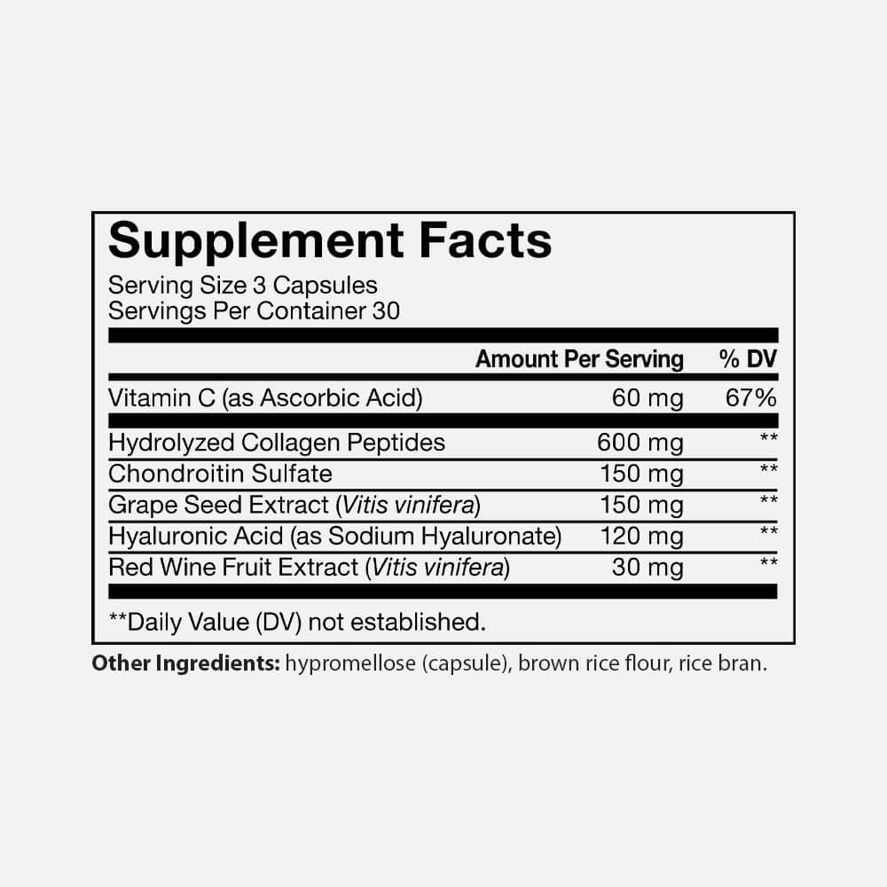Collagen Peptides Complex 3000mg - 90 Capsules