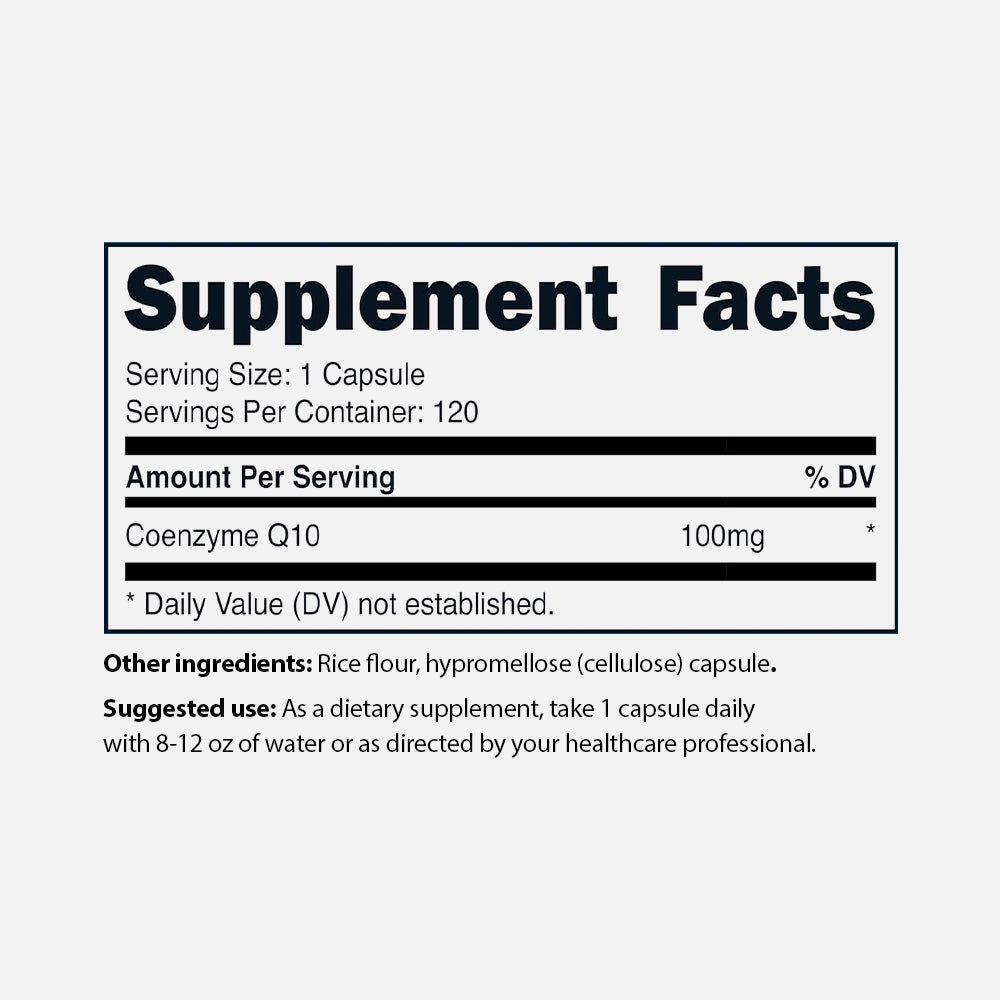 CoQ10 100mg - 120 Capsules