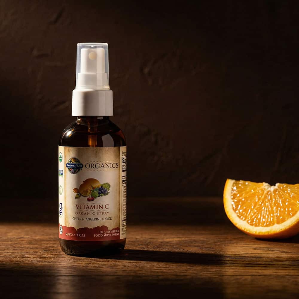 Organic Vitamin C Spray 60mg - 2 fl oz Liquid