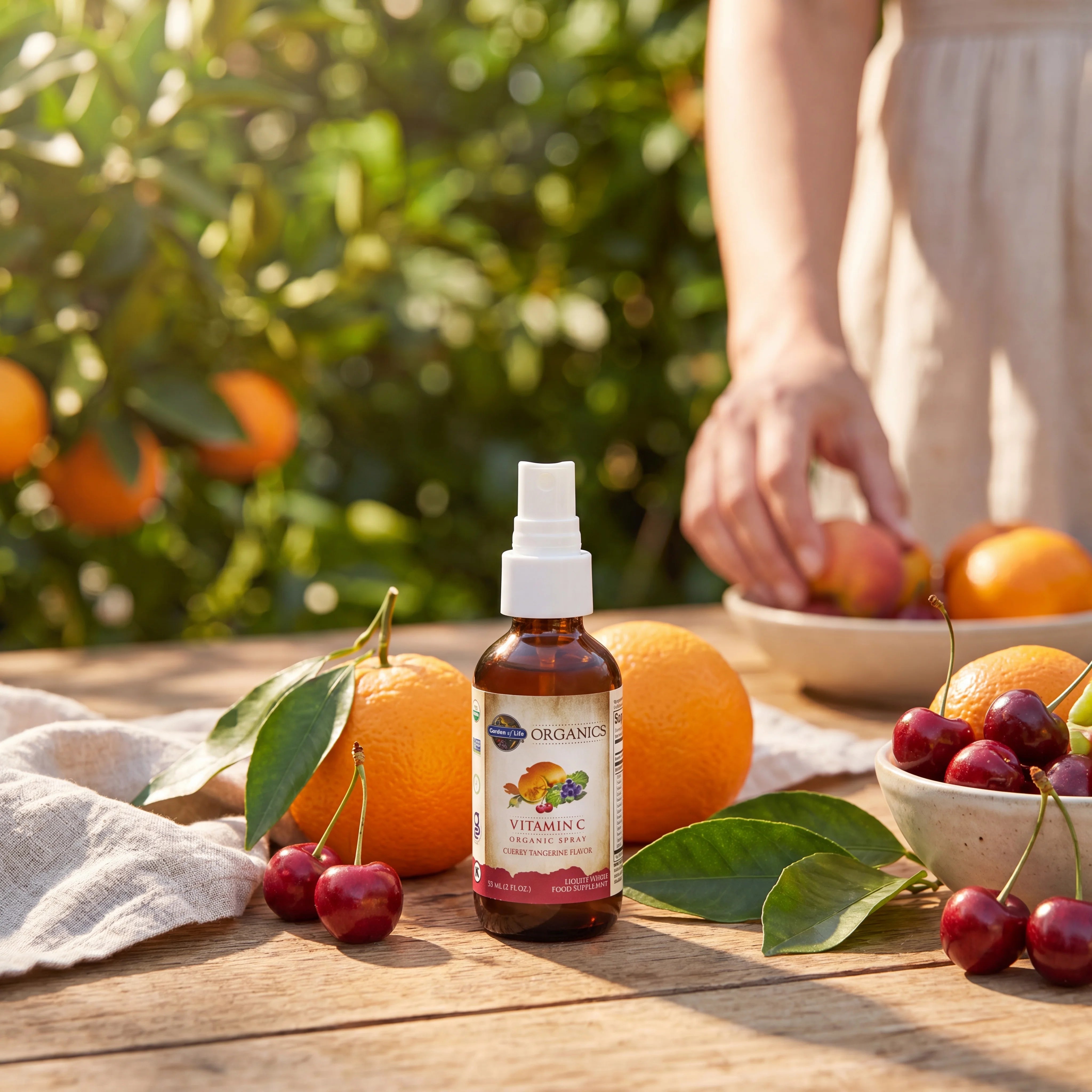 Organic Vitamin C Spray 60mg - 2 fl oz Liquid
