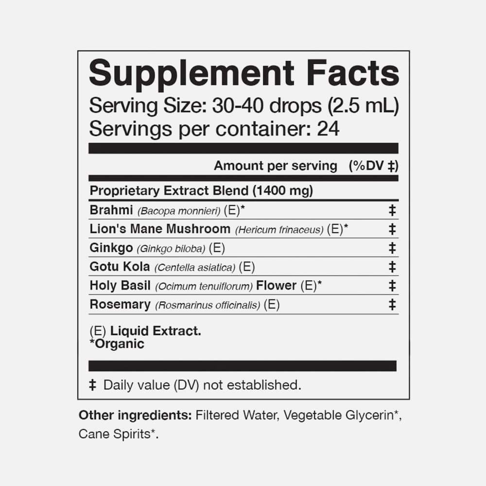 Cerebrum Brain Tonic 10:1 Extract - 60ml Liquid