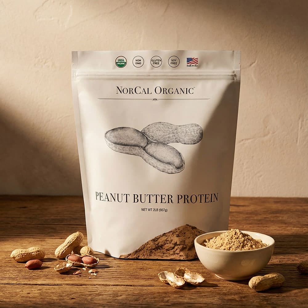 Organic Peanut Butter Protein Powder 11g - 2lb Powder
