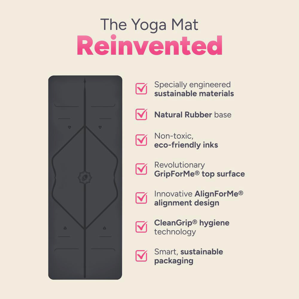 Liforme Yoga Mat 0.16in - 72.8" x 26.8" Mat