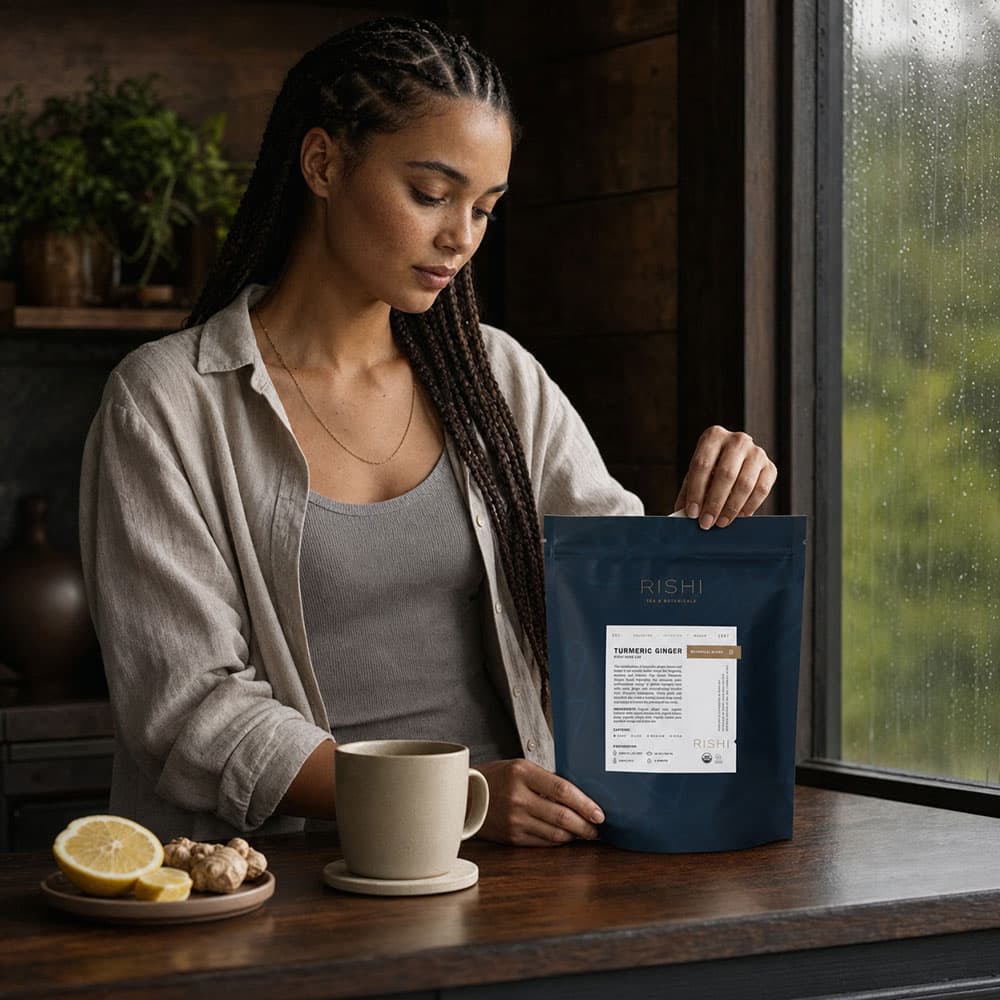 Turmeric Ginger Herbal Tea - 16oz Loose Leaf