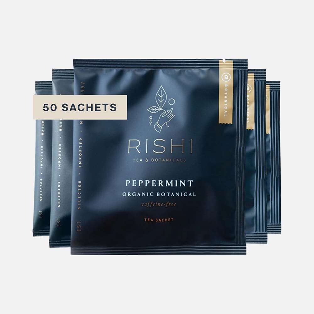 Peppermint Herbal Tea Organic - 50 Sachet Bags