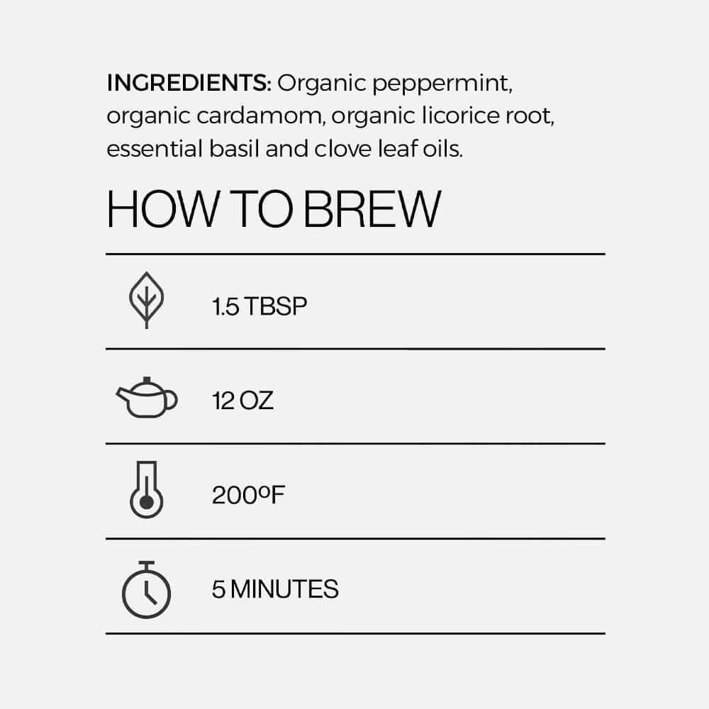 Mystic Mint Herbal Tea Organic - 16oz Loose Leaf