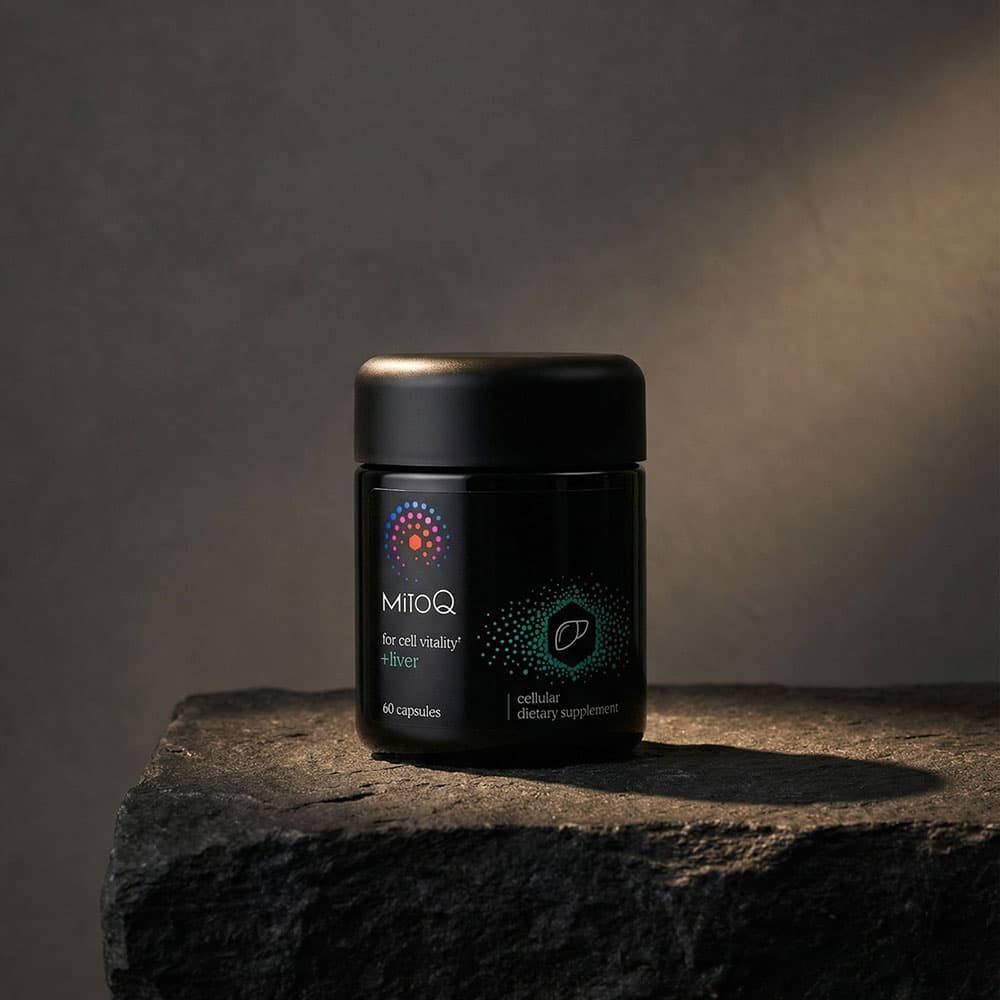 MitoQ Liver CoQ10 Antioxidant ‚ 60 Capsules