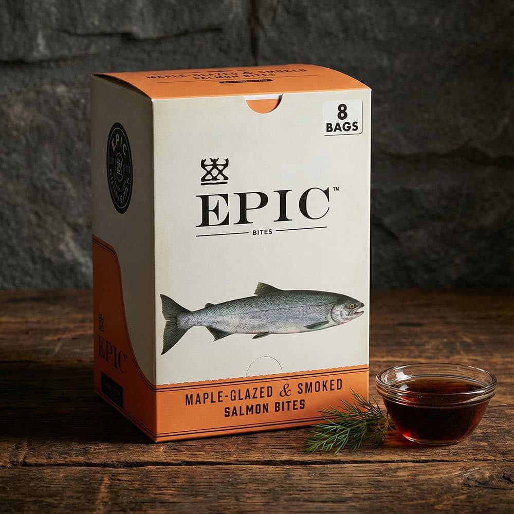 Wild Caught Salmon Bites 8g Protein - 8 x 2.5oz Pouches
