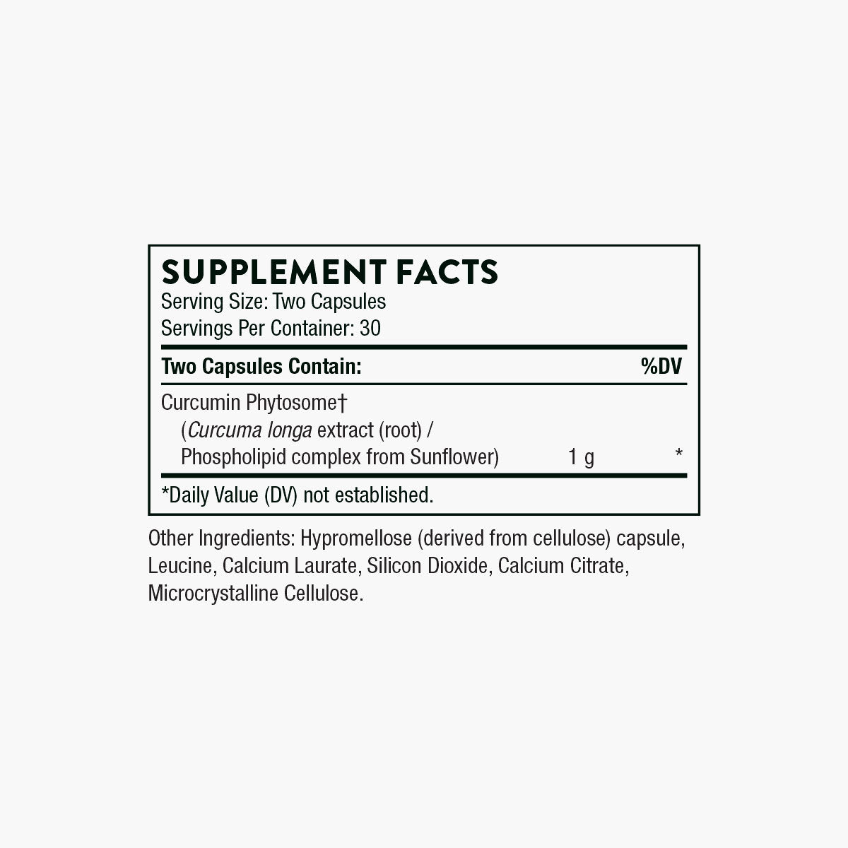 Curcumin Phytosome Meriva 60 Servings